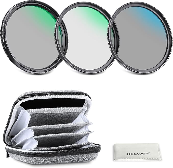 NEEWER 58mm UV/CPL/ND Lens Filter Kit by Neewer