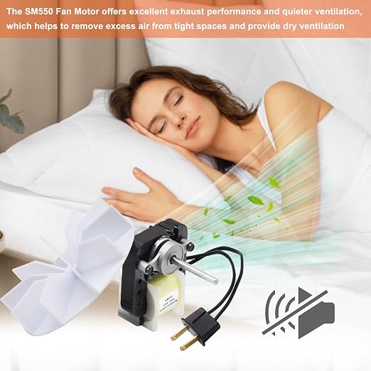 Hiorucet SM550 Universal Bathroom Fan Motor - Image 8