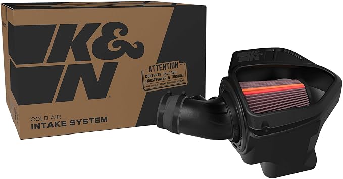 K&N NextGen Cold Air Intake System: High-Flow Cotton Filter: Compatible by KNEngineeringInc