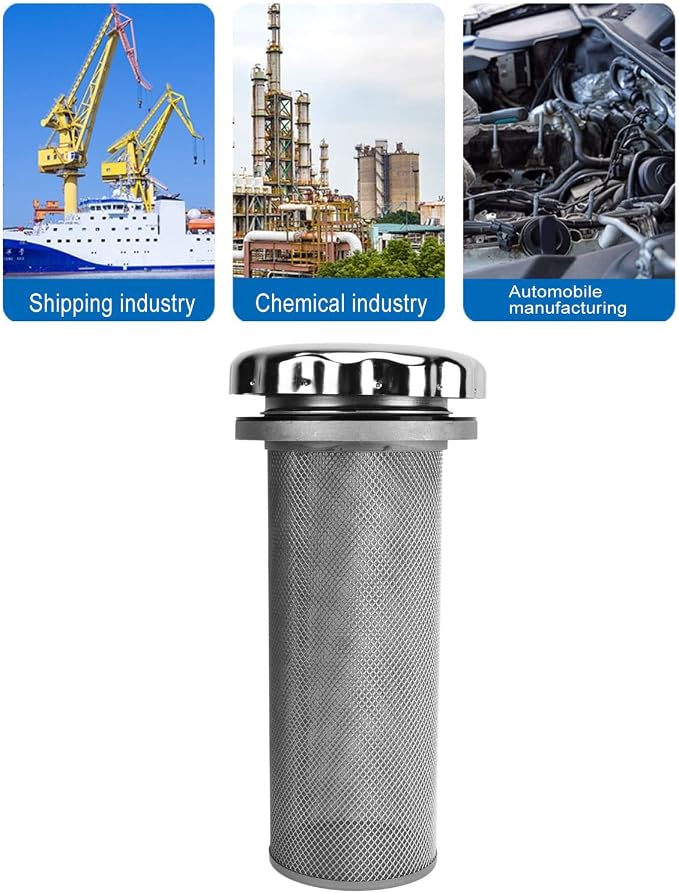 Hydraulic Air Filter EF8 120, Stainless Steel Oil Tank Air Cleaner, Precise - Image 5