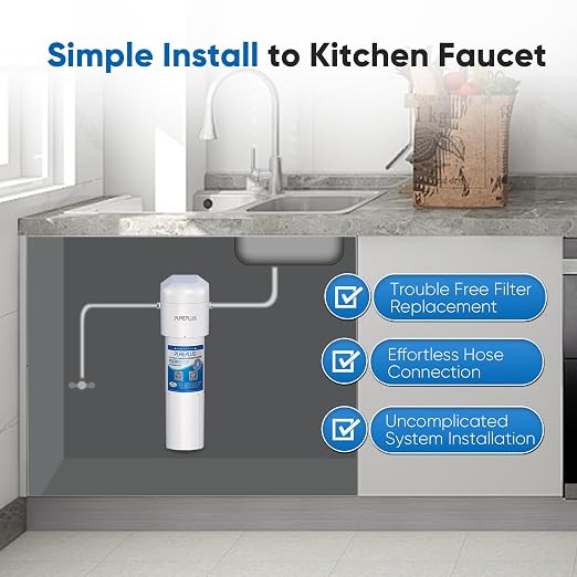 PUREPLUS Under Sink Water Filter System, 22000 Gallons, 99.99% Chlorine - Image 7