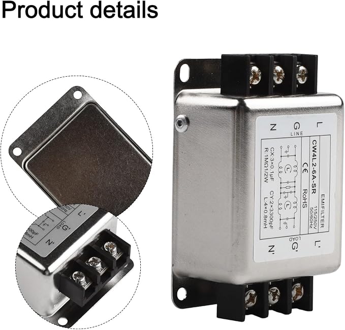 Single-Phase 2-Stage Power Supply Filter Anti-interference - Image 2