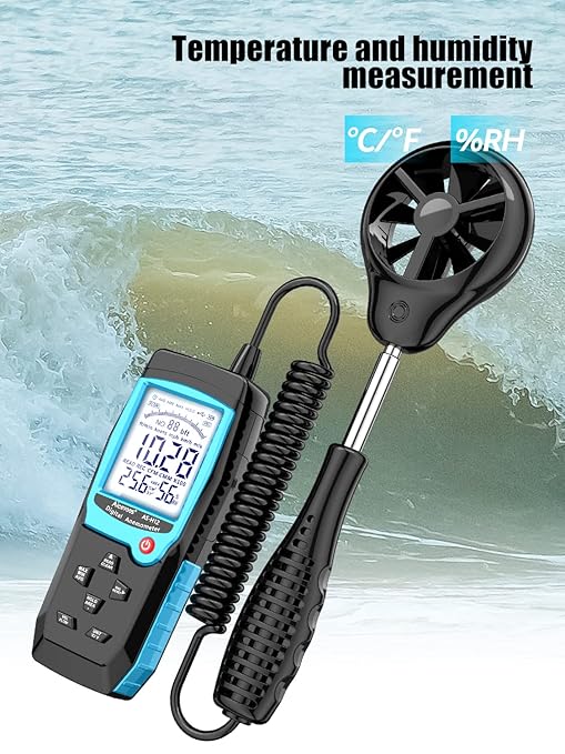 H12 Digital Anemometer Handheld Wind Speed Meter - Image 5