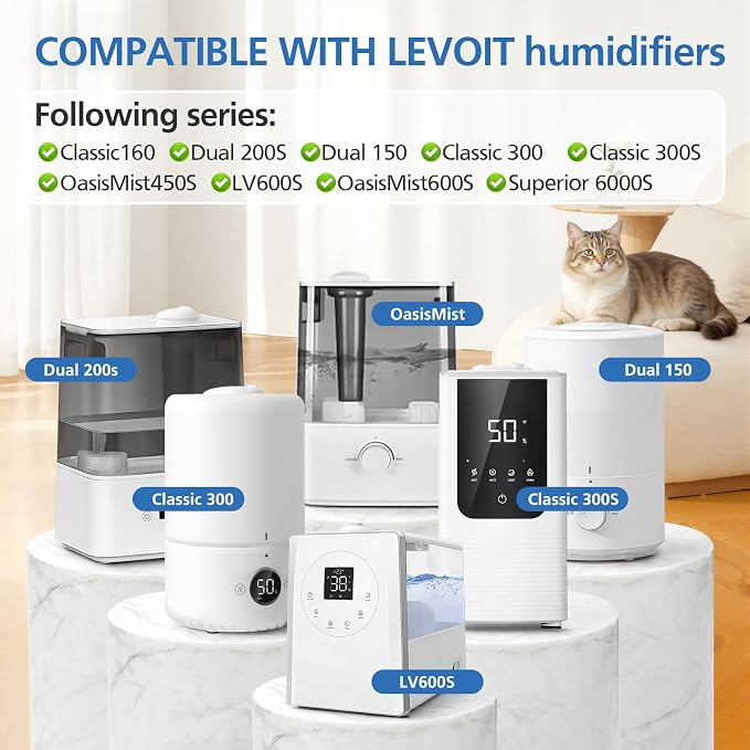 ShufudeJa 30-Pack Top Fill Humidifier Replacement Filter Compatible - Image 2