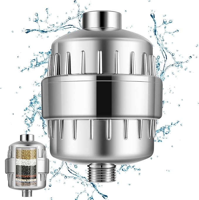 20 Stage Shower Filter, Powerful Shower Head Water Filter by Unknown