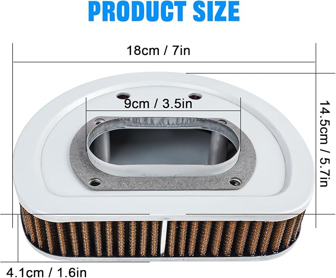 Motorcycle Air Filter 29462-99 1011-4208 High Flow Intake Cleaner Accessories - Image 6