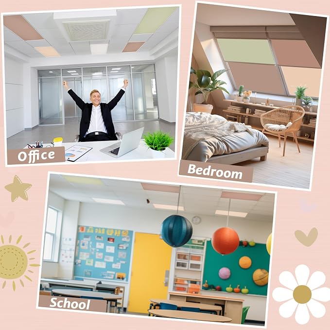 Wiooffen 6 Pcs Fluorescent Light Covers - Image 5