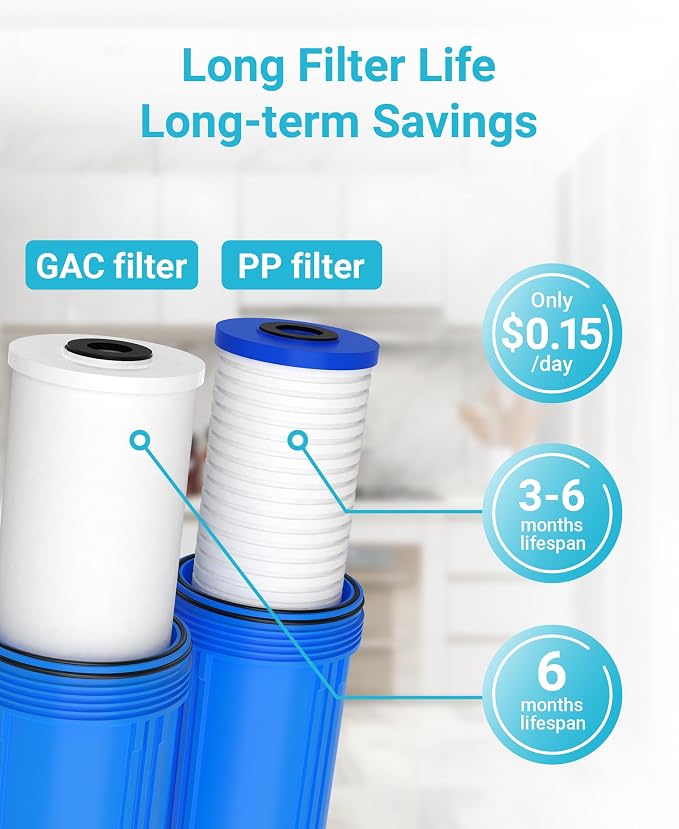 AQUA CREST Whole House Sediment and Carbon Water Filter, Replacement - Image 5