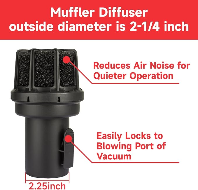 Replace for Shop Vac Muffler Diffuser CMXZVBE38660 For Craftsman Shop Vac Parts - Image 4