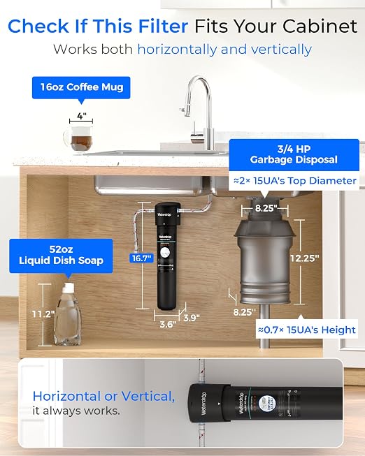 Waterdrop 15UA Under Sink Water Filter System, 2 Years, Bad Taste & Odor - Image 5