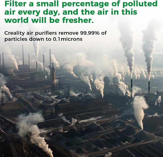 Creality Filter Replacement for Falcon Smoke Purifier YW45, 2 in 1 Activated - Image 7
