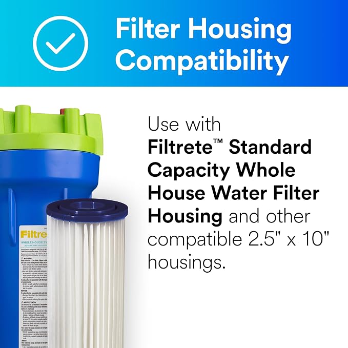 Filtrete Standard Capacity Whole House Pleated Replacement Water Filter - Image 2