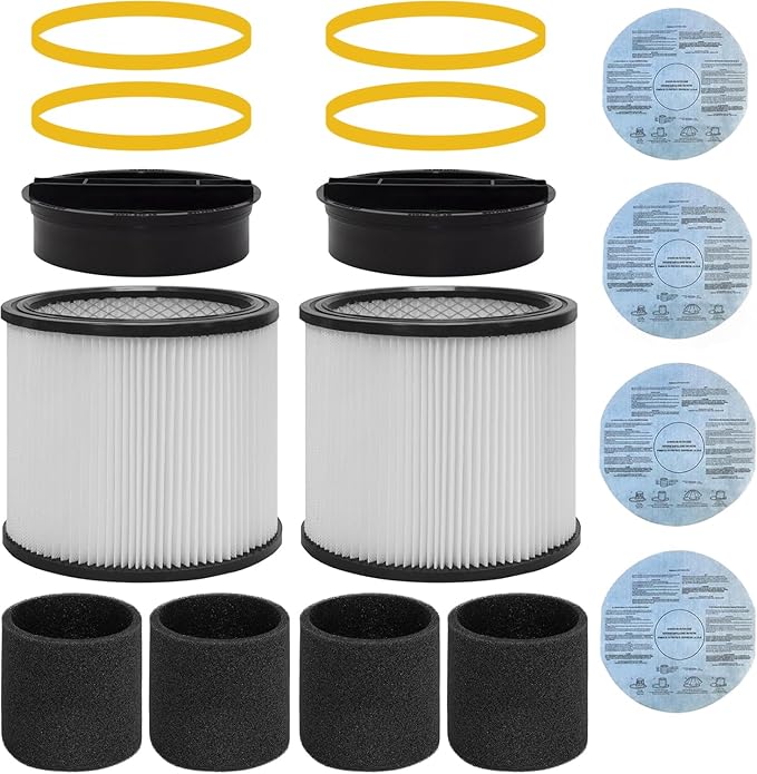 90304 Replacement Filter with Lid, Compatible with Shop-Vac 90304, Shop Vac by Asheviller
