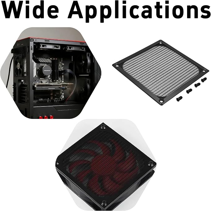 pson 2Pcs 120mm Computer Fan Dust Filter Grill - Image 6