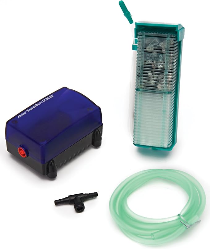 PENN-PLAX Small World Aquarium Air Pump and Filter Kit – Comes by Penn-Plax
