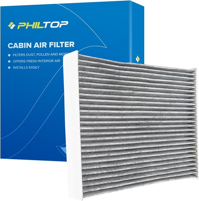 PHILTOP HEPA Cabin Air Filter w/Activated Carbon, Compatible by PHILTOP