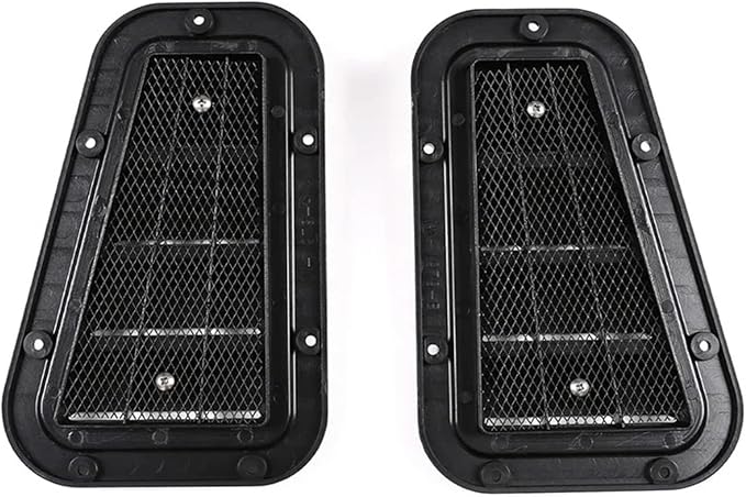 Car Decorative Front Hood Bonnet Side Trim Cover Steel Air Flow Intake Scoop - Image 2