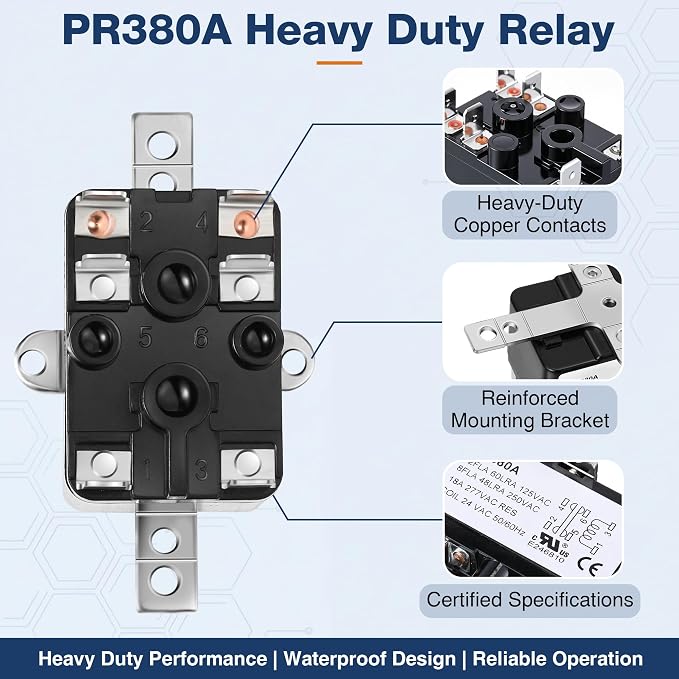 Dreyoo 1 Pack 24V Fan Relay, 90-380 Isolation Relay AC Switch SPST - Image 5