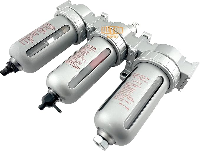 1/4" NPT MID FLOW 3 Stages Filter Coalescing Desiccant Dryer System - Image 3