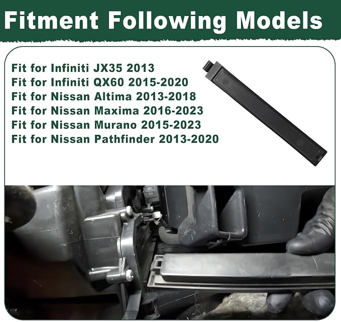 27276-3JC1A Cabin Air Filter Cover Door Fit - Image 4