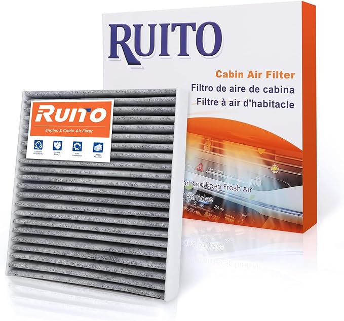 RUITO Cabin Air Filter, Fits 2018-2021 Accent, 2017-2020 Elantra, 2018-2020 by RUITO
