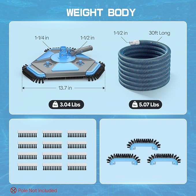 UIRWAY Upgrade Pool Vacuum Head - Image 2