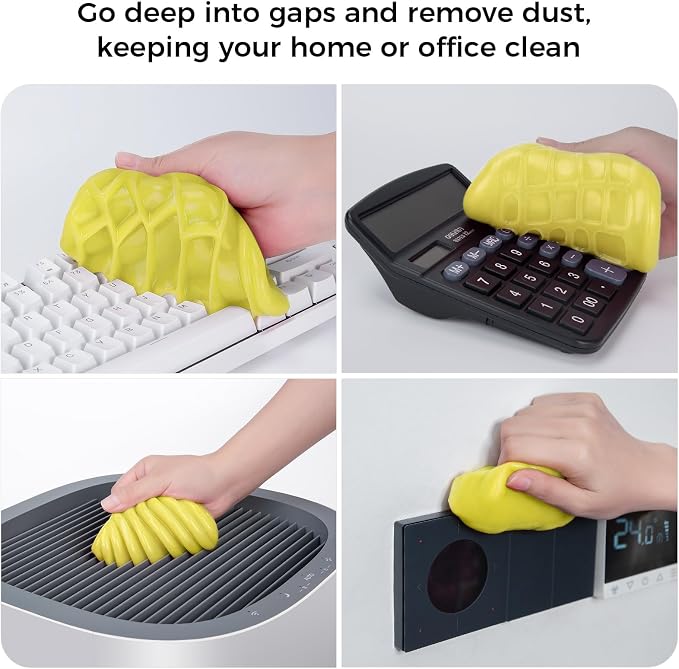 ColorCoral 2Pack Keyboard Cleaning Gel Set Universal Dust Cleaner - Image 3