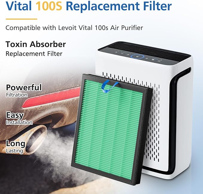 2 Pack Vital 100S Toxin Absorber Replacement Filter - Image 2