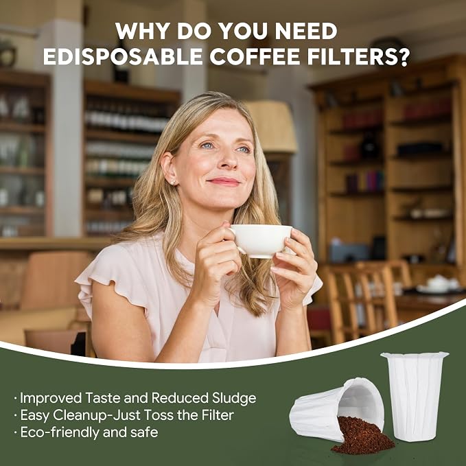 Disposable Paper Coffee Filters K Cup Paper Filters - Image 7