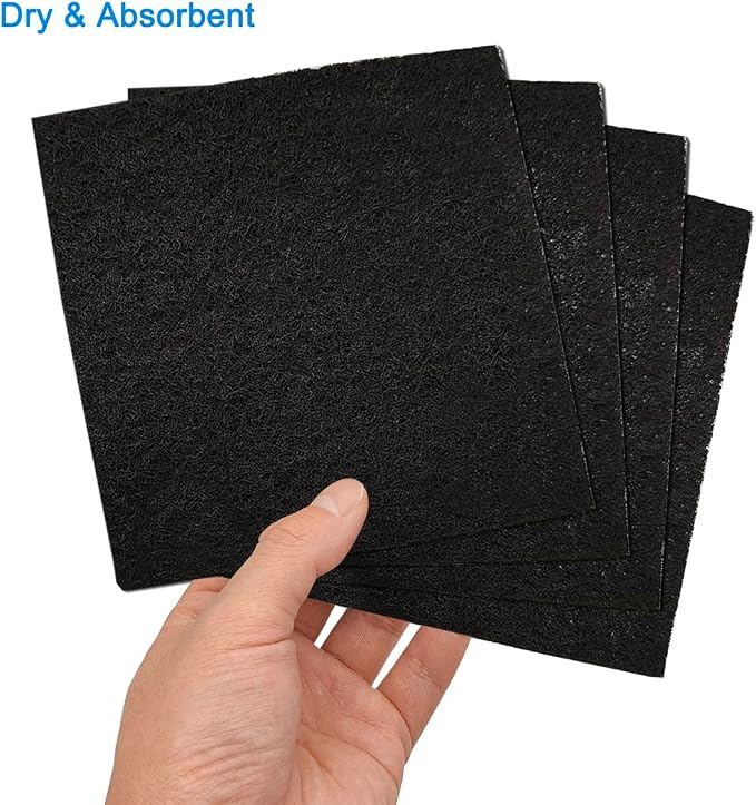 4 Pack 5inch Charcoal Filters for Kitchen Compost Bin, Compost Filters for - Image 3