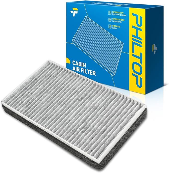 PHILTOP HEPA Cabin Air Filter w/Activated Carbon, Compatible by PHILTOP