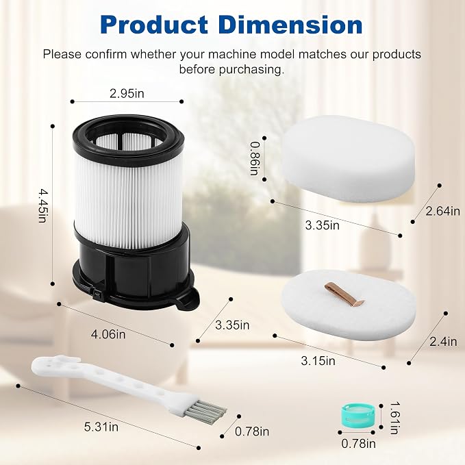 IP3251 IP3252 IP3124 HEPA Filter Replacement Compatible - Image 4