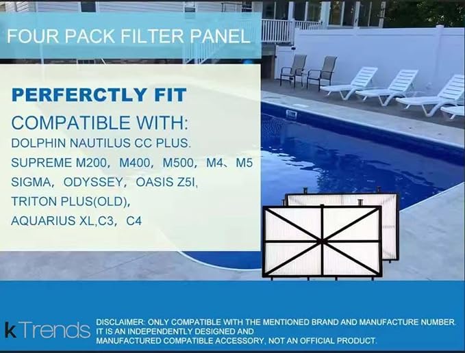 4 Pack Ultra Fine Cartridge Filter Replacement - Image 6