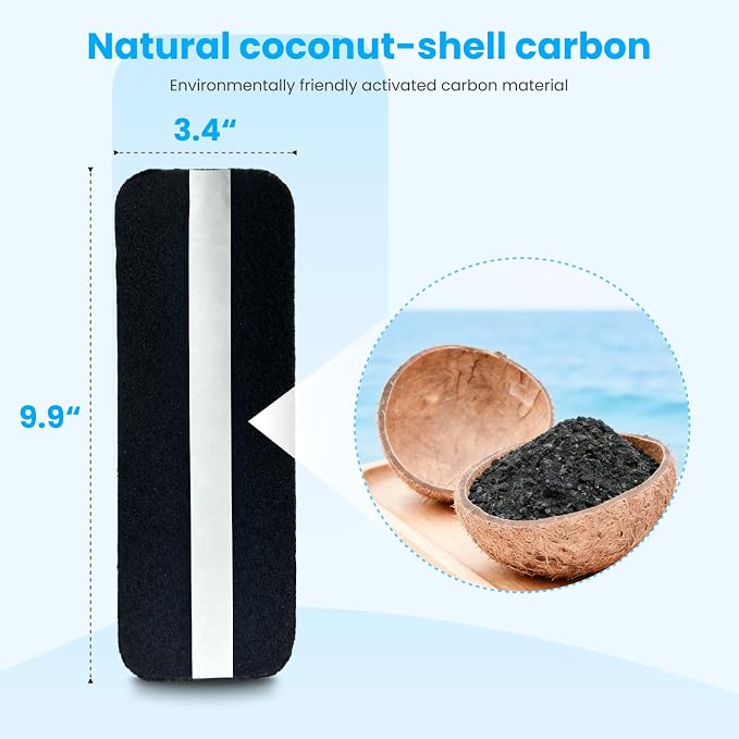 20pcs Coconut Carbon Ceiling Fan Filters - Image 6