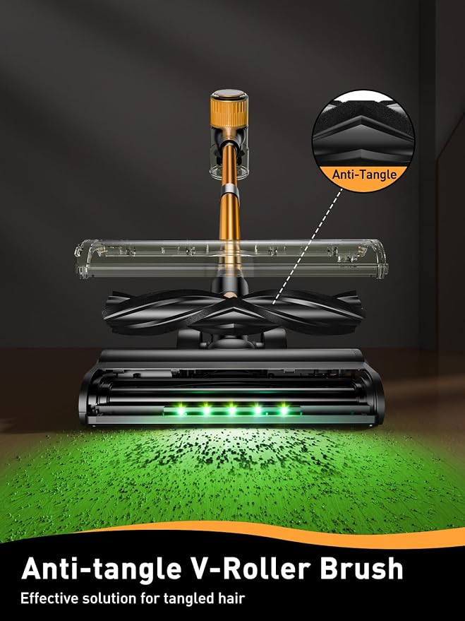 Cordless Vacuum Cleaner, 40Kpa 8 in 1 Powerful Suction Lightweight Stick Vacuum - Image 7