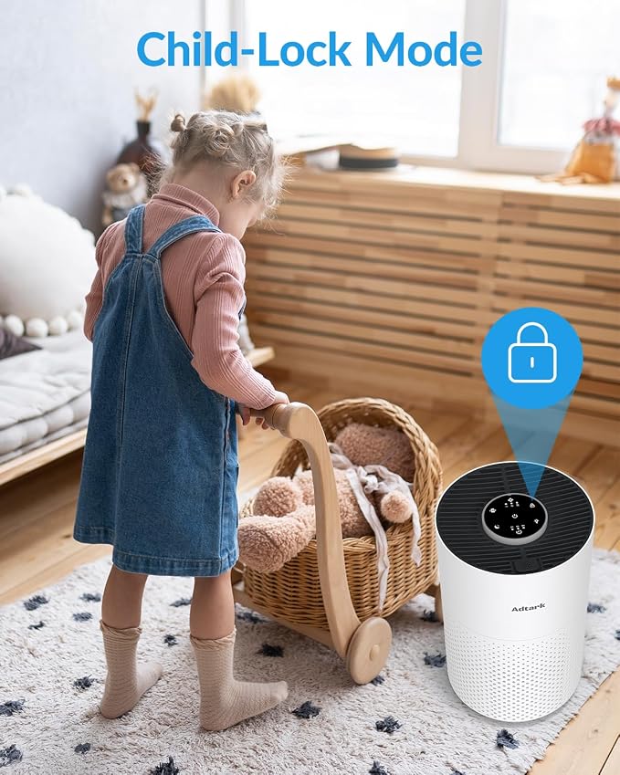 2 Pack Air Purifiers for Home Bedroom, ADTARK Air Cleaner - Image 7