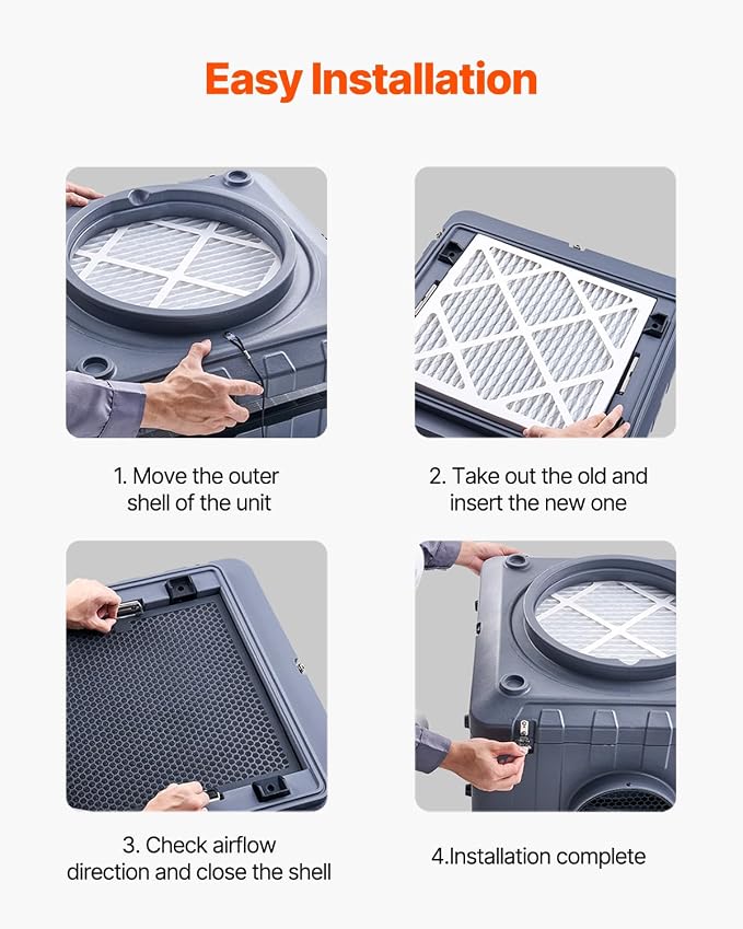 VEVOR HEPA Air Filter, 16 x 19 inch Air Filter Replacement, High-efficient - Image 5