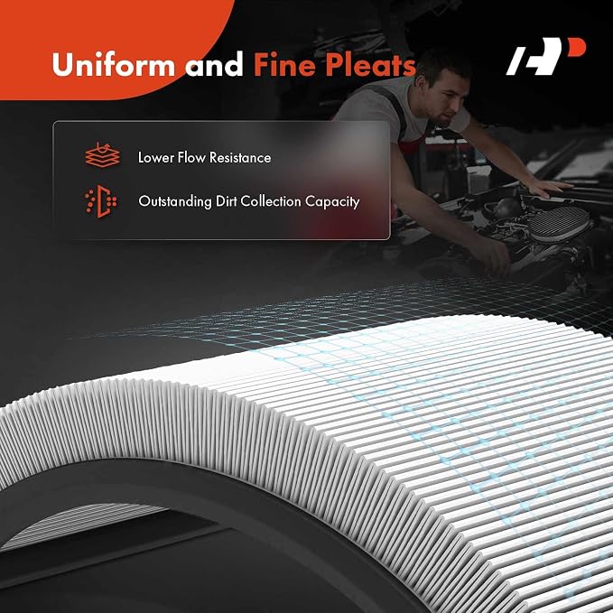 A-Premium 14"x3" Round Universal Air Cleaner Filter Assembly - Image 5