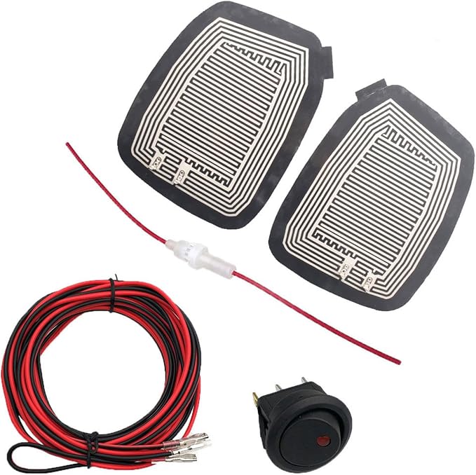 12V Car Rear Mirror Heater, Electric Glass Heating Demister Fast Heat Side by LAFANDE