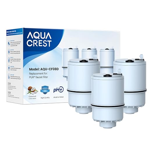 AQUA CREST CF08D Faucet Filter, Compatible by AQUACREST