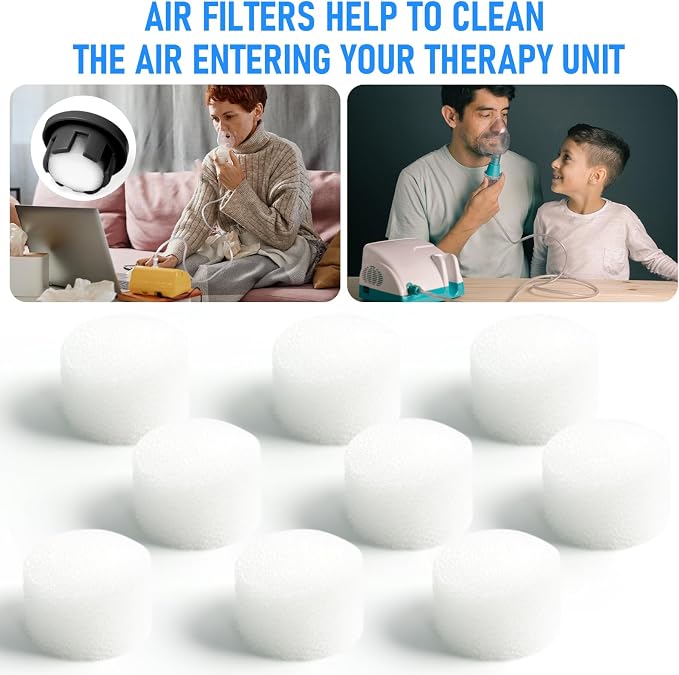 Air Filter Sponge, Compressor Replacement System, Round White Breathable Foam - Image 4