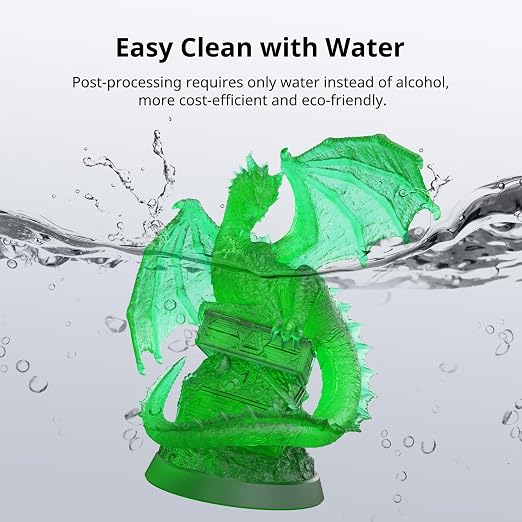 ANYCUBIC Water Washable 3D Printer Resin 2.0, 405nm High Precision 3D Resin - Image 2