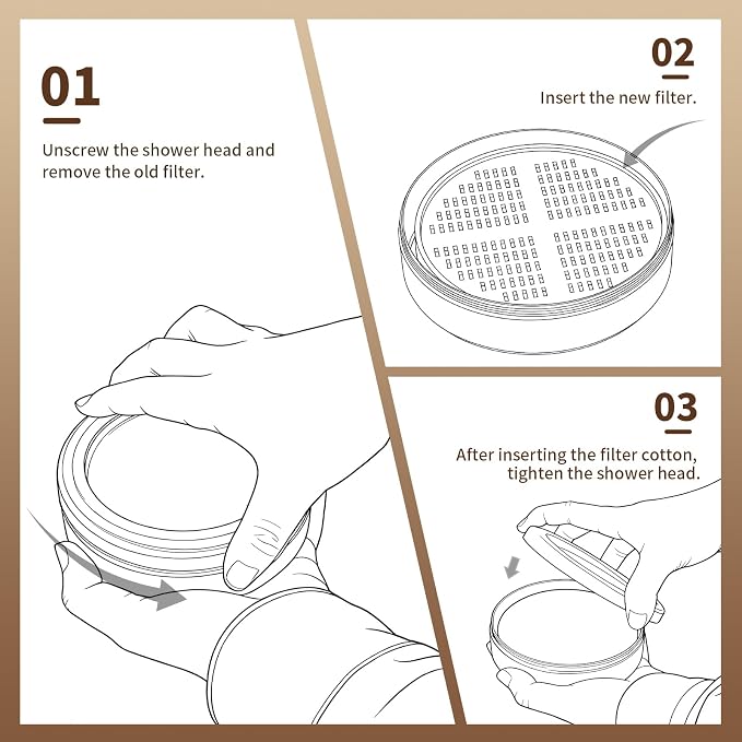 Vitamin C, E & A Shower Filter Replacement Cartridge Compatible - Image 4