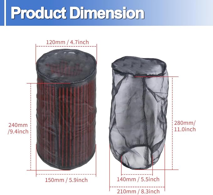 Air Filter Cover Large Dustproof Protective - Image 6