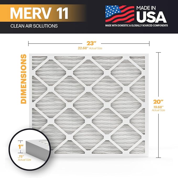 BNX TruFilter 20x23x1 Air Filter MERV 11 - Image 2