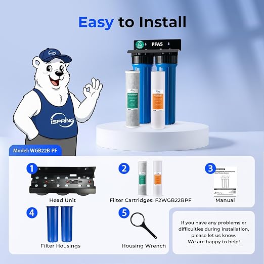 iSpring PFAS-Reducing Whole House Water Filter System, Also Removes Chlorine - Image 6