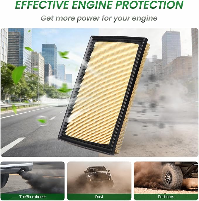 Engine & Cabin Air Filter Compatible - Image 5