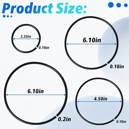 Sand Filter Pump O-Ring Replacement Kit - Image 3