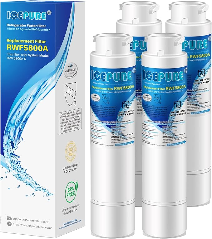 ICEPURE RWF5800A Refrigerator Water Filter Replacement by ICEPURE