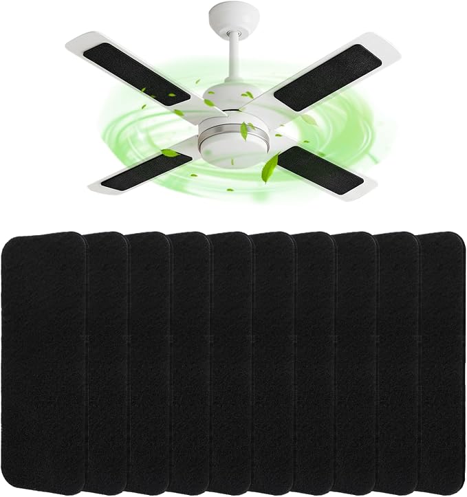 Ceiling Fan Filters for Blades, Pet Fresh Fan Blade Air Purifier Pads, by Unknown